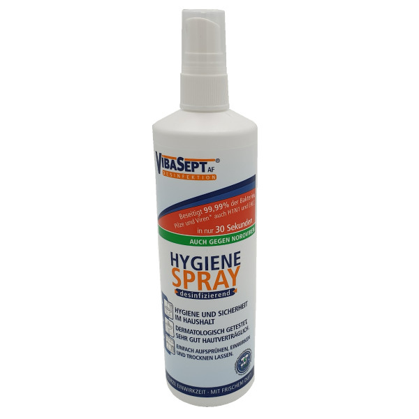 Vibasept Hygienespray, 250ml, Pumpflasche, Vorderseite