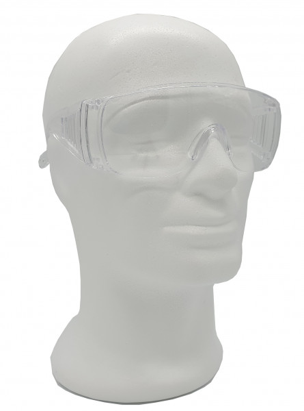 Schutzbrille PW30 CE EN:166, transparent, einzeln verpackt, Beispiel