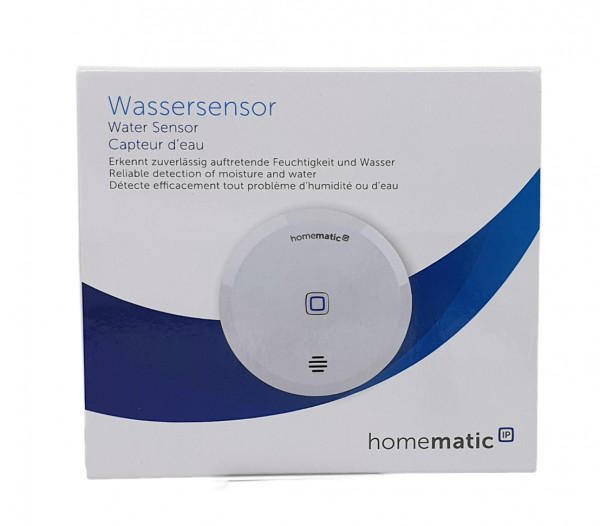 Homematic IP Wassersensor HMIP-SWD, Verpackung, Vorne